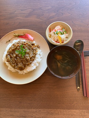 鹿挽肉のまかないカレー